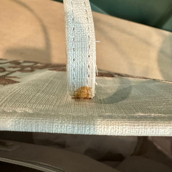 Fendi Spalmati FF Emboroidered Floral Medium Bag White - Picture 8 of 13